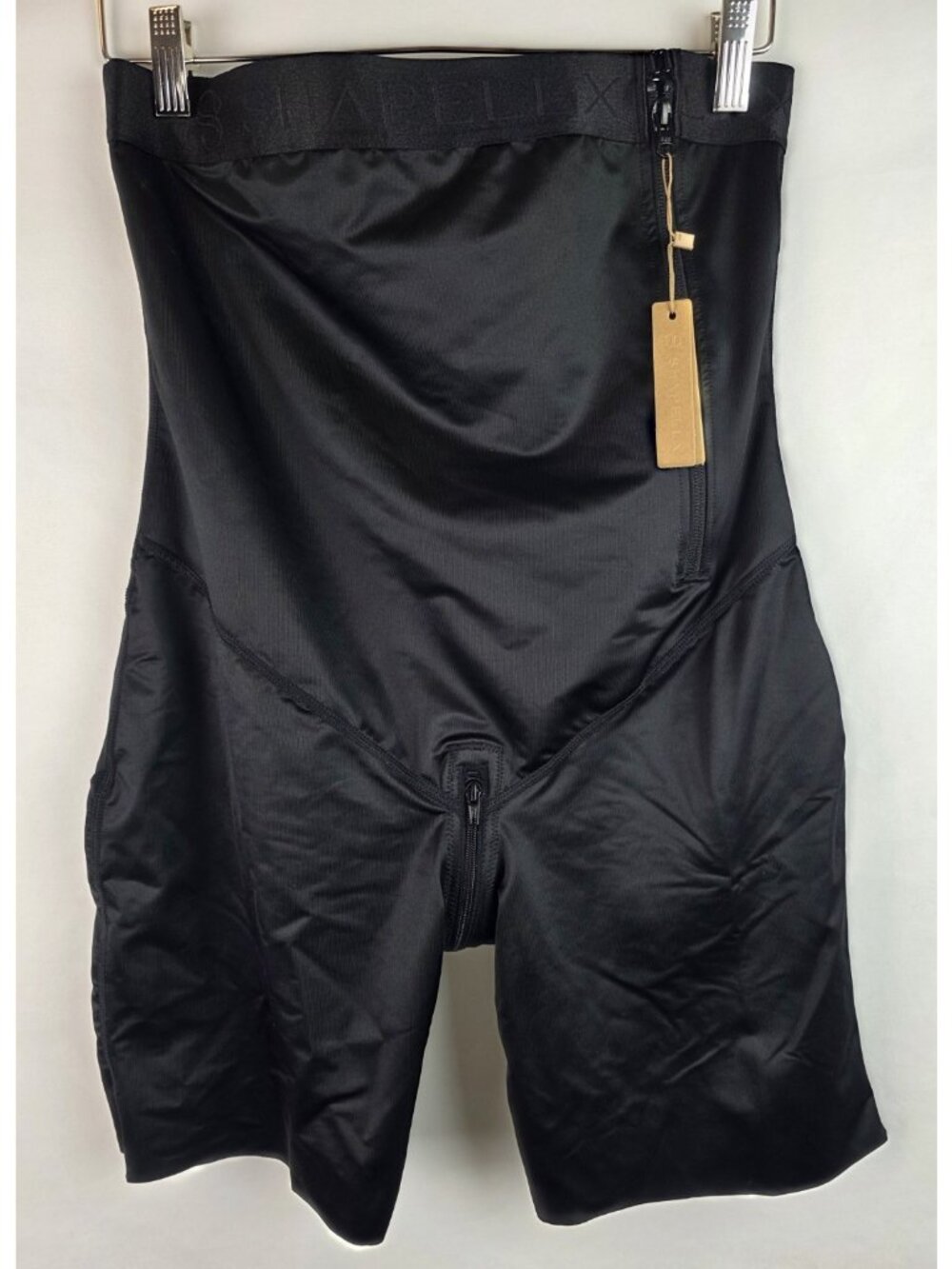 Shapellx Shape Shorts Womens Size XL Black Tummy Control Shapewear Butt Lift